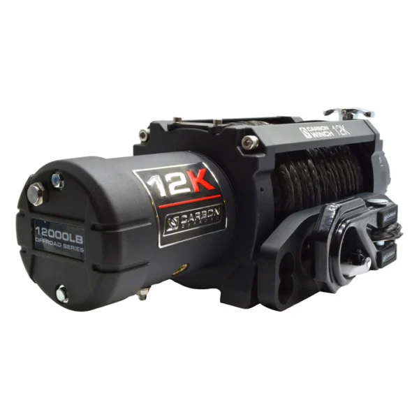 Carbon 12k Electric Winch with Black Rope & Hook - Image 3
