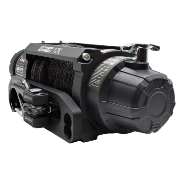 Carbon 12k Electric Winch with Black Rope & Hook - Image 4