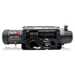 Carbon 12k Electric Winch with Black Rope & Hook